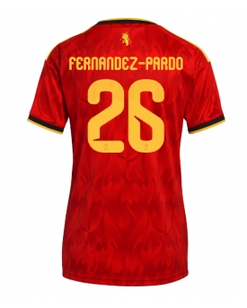 Billige Fotballdrakt Belgia Matias Fernandez-Pardo #26 Replika Hjemmedrakt Dame VM 2026 Kortermet Billige Fotballdrakt Belgia Matias Fernandez-Pardo #26 Replika Hjemmedrakt Dame VM 2026 Kortermet